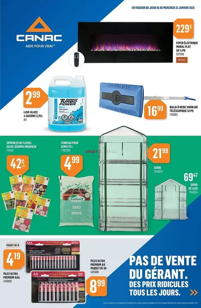 Garden & DIY offers in Drummondville | Canac weekly flyer in Canac | 2025-01-16 - 2025-01-22