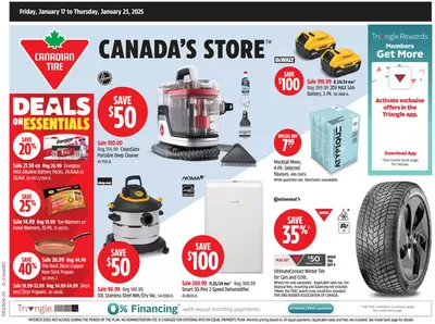 Canadian Tire catalogue in Gabriola BC | Exclusive bargains | 2025-01-17 - 2025-01-23