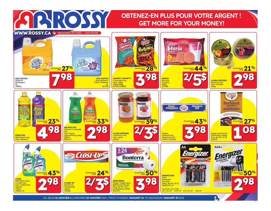 Rossy catalogue in Shawinigan | Weekly Ad | 2025-01-16 - 2025-01-29