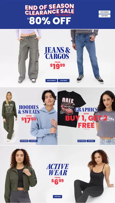 Clothing, Shoes & Accessories offers in Canning NS | Up To 80% Off in Bluenotes | 2025-01-15 - 2025-01-29