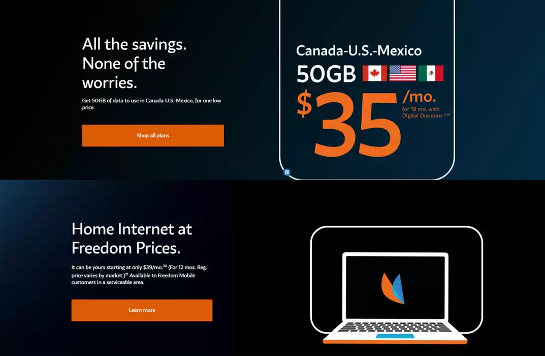 Freedom Mobile catalogue in Scarborough | Weekly Deals | 2025-01-15 - 2025-01-29