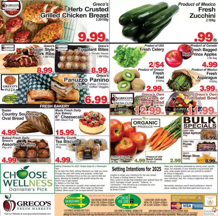 Greco's Fresh Markets catalogue in Richmond Hill | Current deals and offers | 2025-01-15 - 2025-01-16