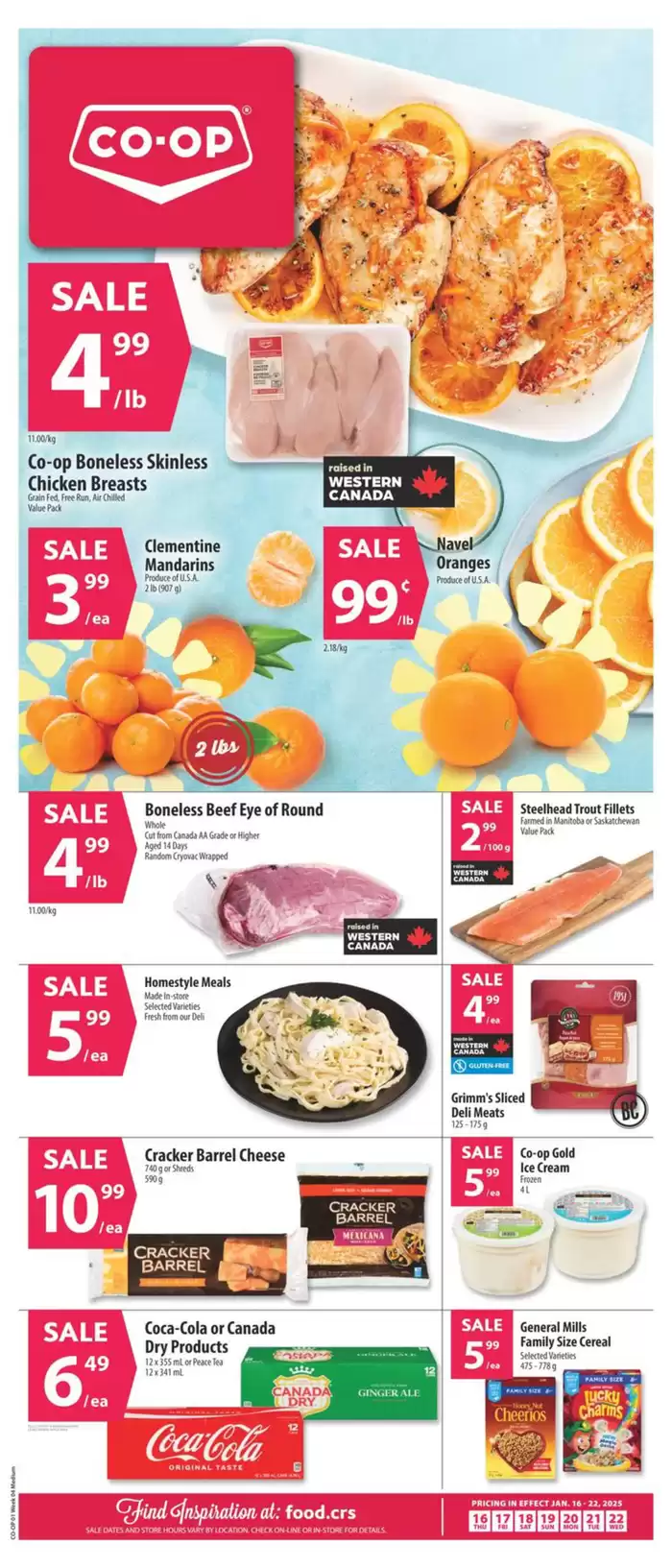 Co-op Food catalogue in Carrot River | Weekly Specials | 2025-01-16 - 2025-01-22