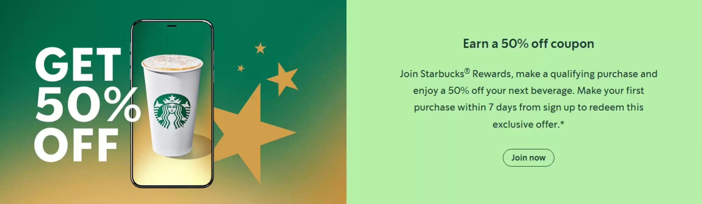 Starbucks catalogue in Sydney | Earn a 50% off coupon | 2025-01-15 - 2025-01-29