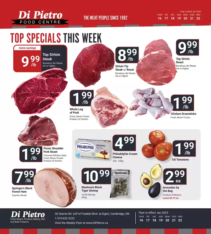 Di Pietro catalogue in Kitchener | Top Specials This Week | 2025-01-16 - 2025-01-22