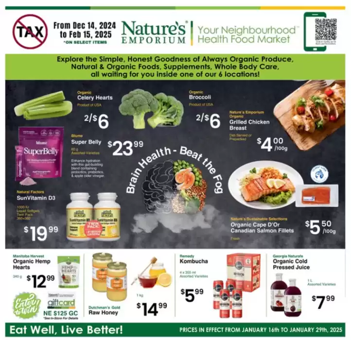 Nature's Emporium catalogue in Vaughan | Amazing Discounts | 2025-01-16 - 2025-01-29