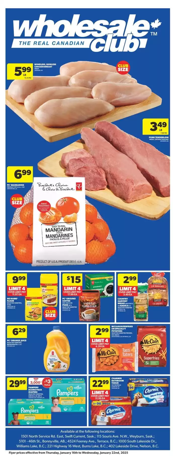 Wholesale Club catalogue in Quebec | Wholesale Club Weekly ad | 2025-01-16 - 2025-01-22