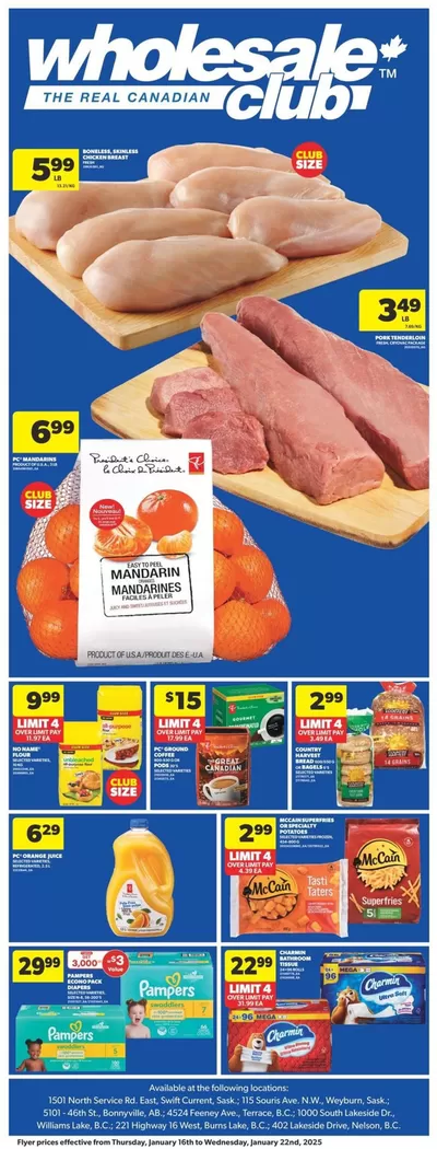 Grocery offers in Bauline | Wholesale Club Weekly ad in Wholesale Club | 2025-01-16 - 2025-01-22