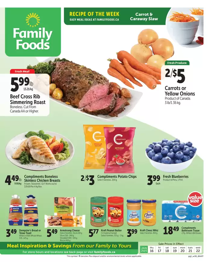 Family Foods catalogue in Leader | Family Foods weekly flyer | 2025-01-16 - 2025-01-23