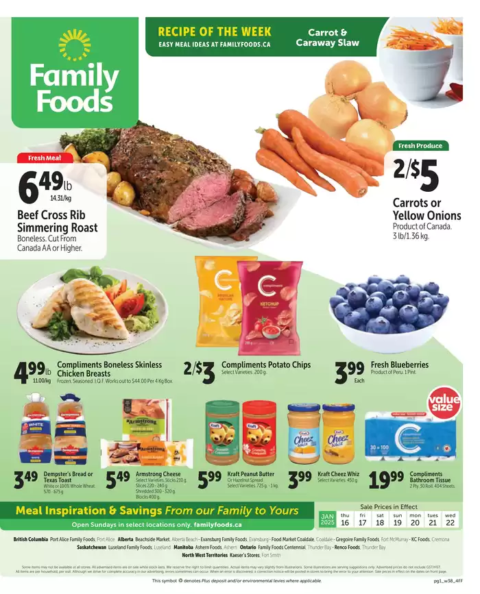 Family Foods catalogue in Edmonton | Attractive special offers for everyone | 2025-01-16 - 2025-01-23