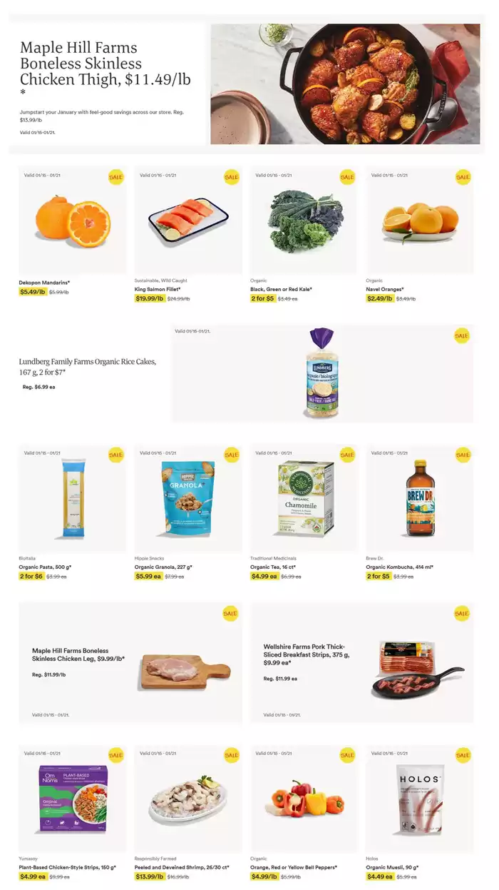 Whole Foods Market catalogue in Toronto | Weekly Specials | 2025-01-16 - 2025-01-21