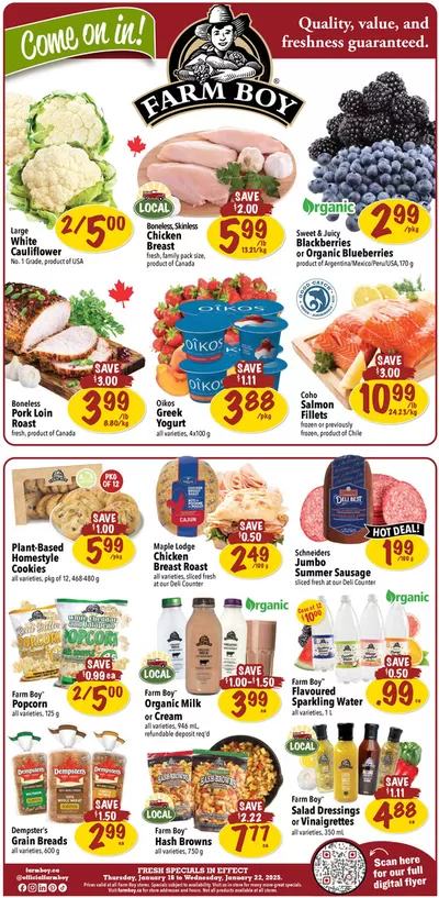 Farm Boy catalogue in Brantford | Farm Boy weekly flyer | 2025-01-16 - 2025-01-22