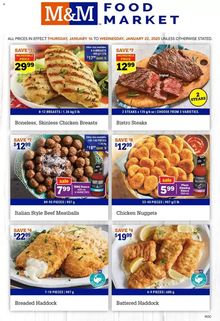 M&M Meat Shops catalogue in Renews-Cappahayden | M&M Meat Shops weekly flyer | 2025-01-16 - 2025-01-22