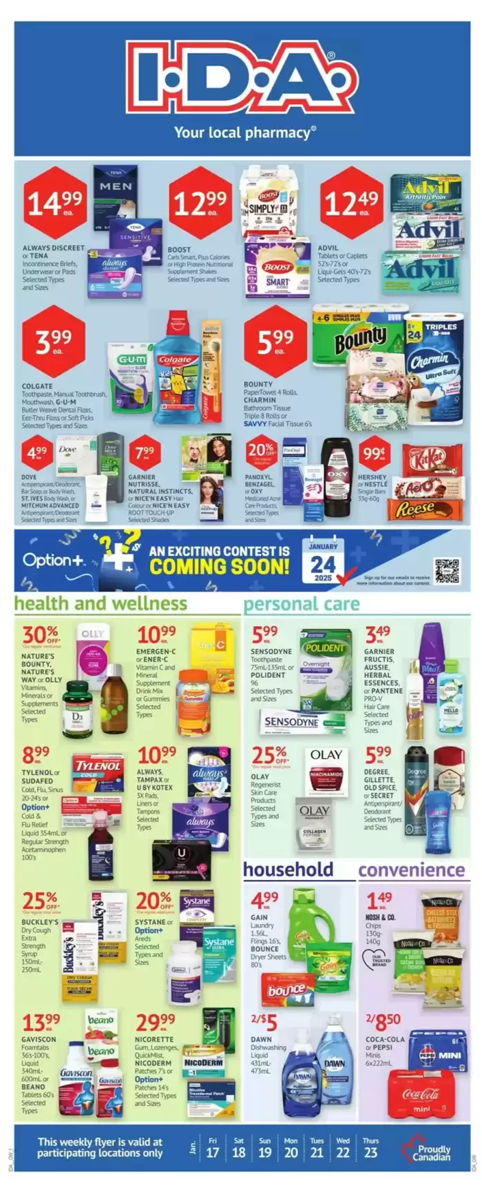 IDA Pharmacy catalogue in Calgary | Weekly Specials | 2025-01-17 - 2025-01-23