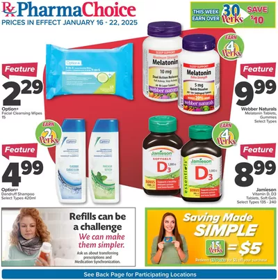 PharmaChoice catalogue in Hodgson MB | PharmaChoice Weekly ad | 2025-01-16 - 2025-01-22