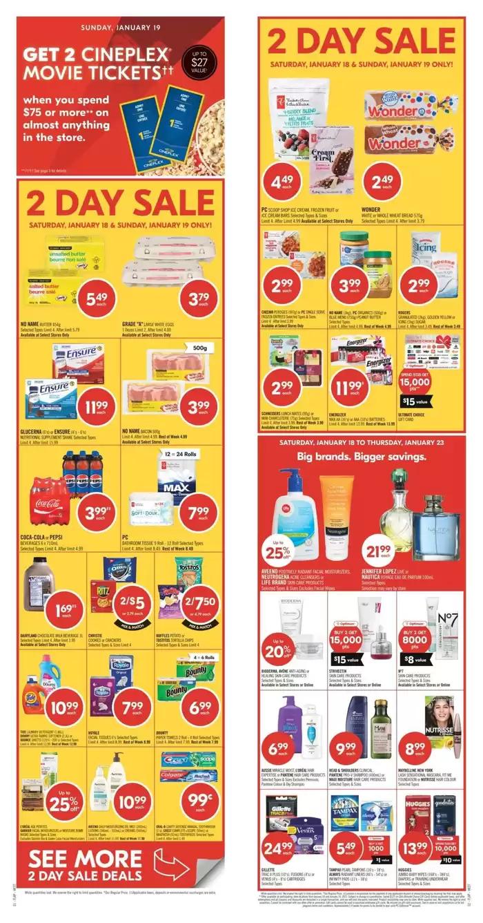 Shoppers Drug Mart catalogue in Winnipeg | Great offer for all customers | 2025-01-18 - 2025-01-23