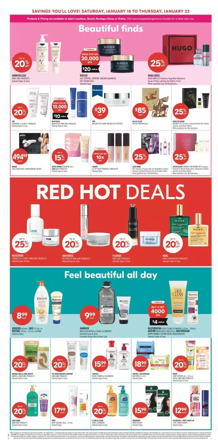 Shoppers Drug Mart catalogue in Fredericton | Exclusive deals and bargains | 2025-01-18 - 2025-01-23