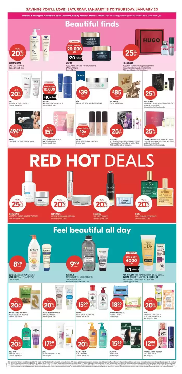 Shoppers Drug Mart catalogue in Thunder Bay | Current special promotions | 2025-01-18 - 2025-01-23