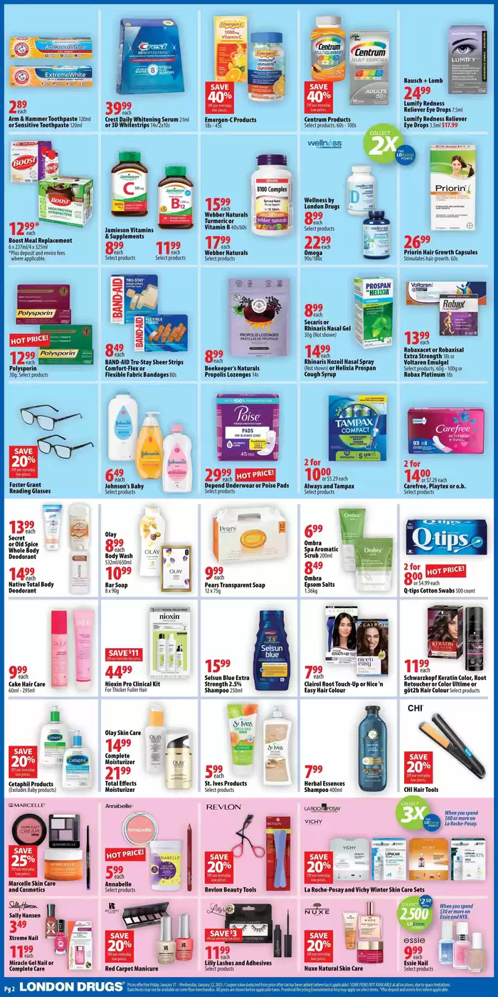 London Drugs catalogue in Regina | London Drugs Weekly ad | 2025-01-17 - 2025-01-22