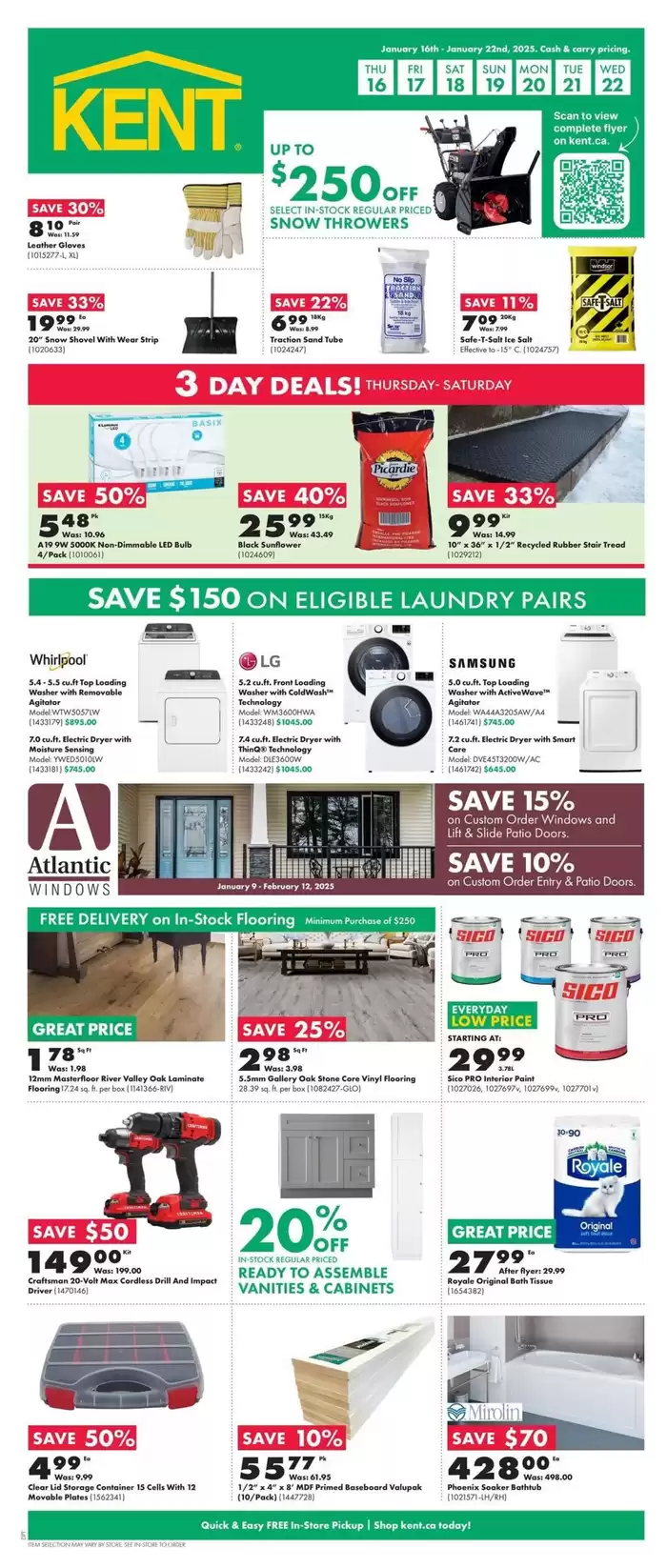 Kent catalogue in Fredericton | Kent Weekly ad | 2025-01-16 - 2025-01-22