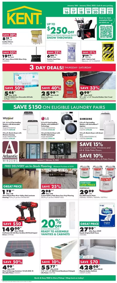 Garden & DIY offers in Fredericton | Kent Weekly ad in Kent | 2025-01-16 - 2025-01-22