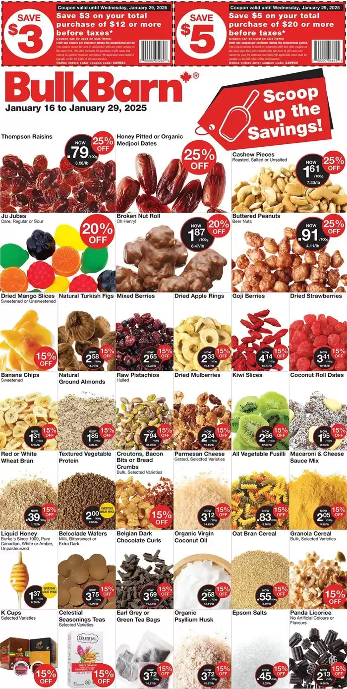 Bulk Barn catalogue in Saskatoon | Bulk Barn Weekly ad | 2025-01-16 - 2025-01-29