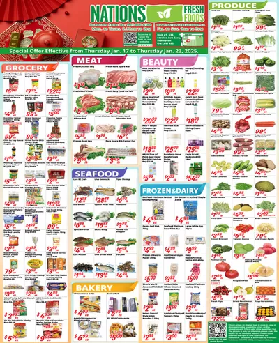 Nations Fresh Foods catalogue in Toronto | Weekly special Nations Fresh Foods | 2025-01-17 - 2025-01-24