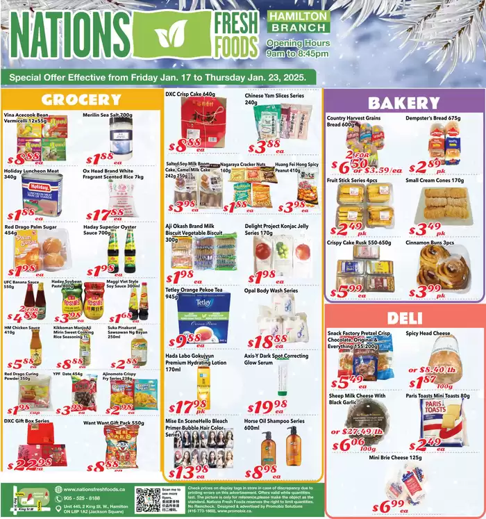 Nations Fresh Foods catalogue in Toronto | Our best deals for you | 2025-01-17 - 2025-01-24