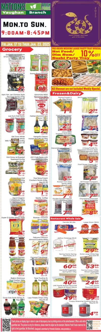 Nations Fresh Foods catalogue in Hamilton | Save now with our deals | 2025-01-17 - 2025-01-24