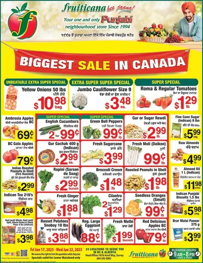 Fruiticana catalogue in Edmonton | Great discounts on selected products | 2025-01-18 - 2025-01-25