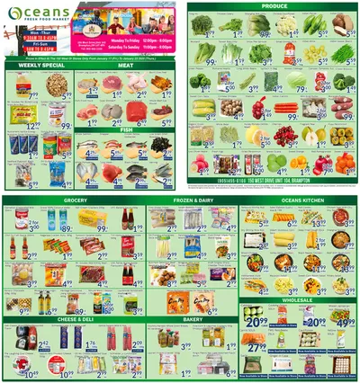 Oceans Fresh Food Market catalogue in Mississauga | Weekly special Oceans Fresh Food Market | 2025-01-18 - 2025-01-25