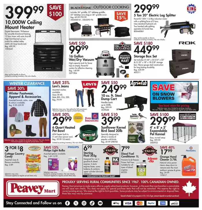 Peavey Mart catalogue | Calving Season | 2025-01-20 - 2025-01-26