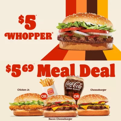 Restaurants offers in Vancouver | Special Offers For You in Burger King | 2025-01-20 - 2025-01-27