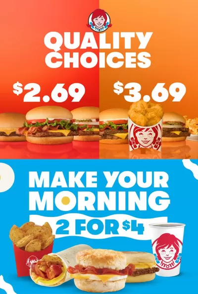 Restaurants offers in Vancouver | Amazing Discounts in Wendy's | 2025-01-20 - 2025-02-03