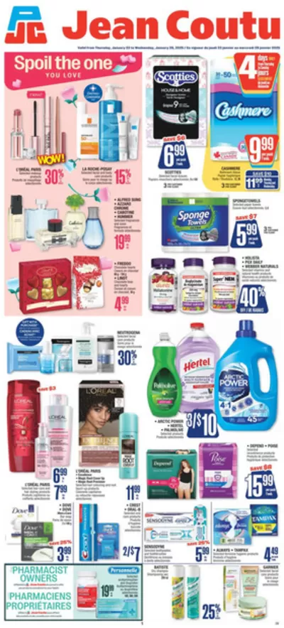 Pharmacy & Beauty offers in Drummondville | Top deals and discounts in Jean Coutu | 2025-01-23 - 2025-01-29