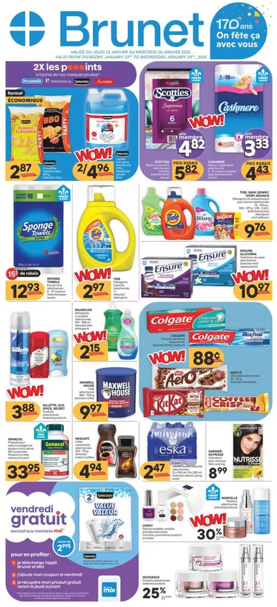 Pharmacy & Beauty offers in Drummondville | Wide range of offers in Brunet | 2025-01-23 - 2025-01-29