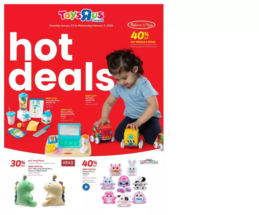 Toys R us catalogue in Kitchener | Flyer | 2025-01-23 - 2025-02-05