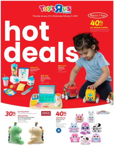 Kids, Toys & Babies offers in Markham | Flyer in Toys R us | 2025-01-23 - 2025-02-05