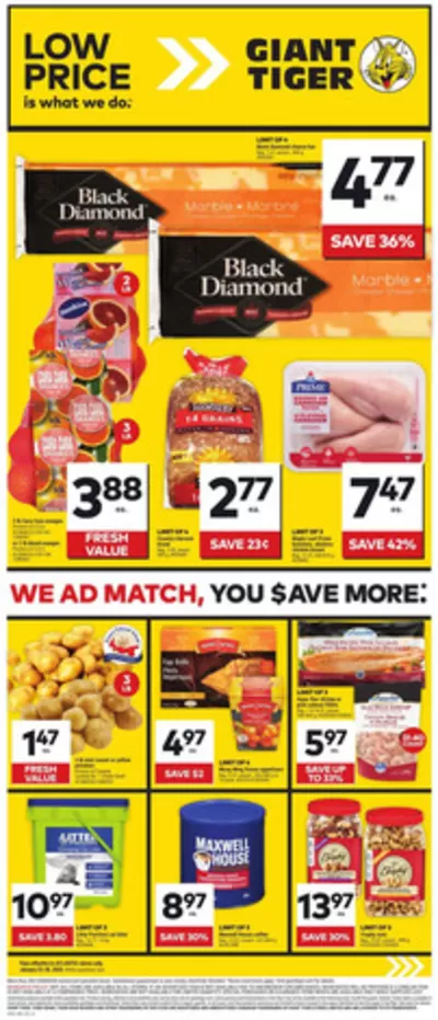 Grocery offers in Fredericton | Great offer for all customers in Giant Tiger | 2025-01-22 - 2025-01-28