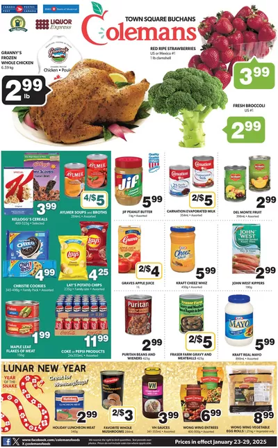 Coleman's catalogue in St. John's | Great offer for all customers | 2025-01-23 - 2025-01-29