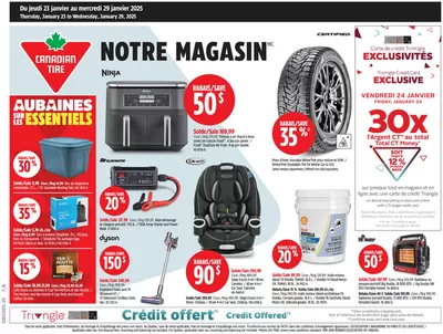 Canadian Tire catalogue in La Pocatière | Current bargains and offers | 2025-01-23 - 2025-01-29