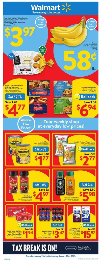 Walmart catalogue in Prince George | Walmart flyer | 2025-01-23 - 2025-01-29