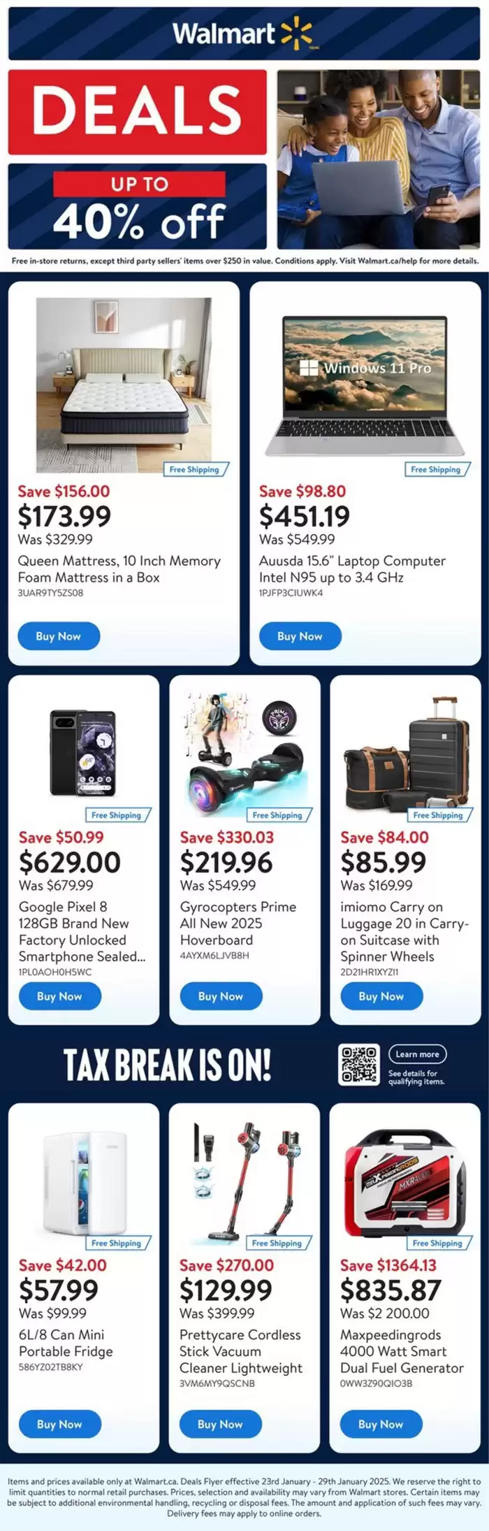 Walmart catalogue in Stratford | Great offer for all customers | 2025-01-23 - 2025-01-29