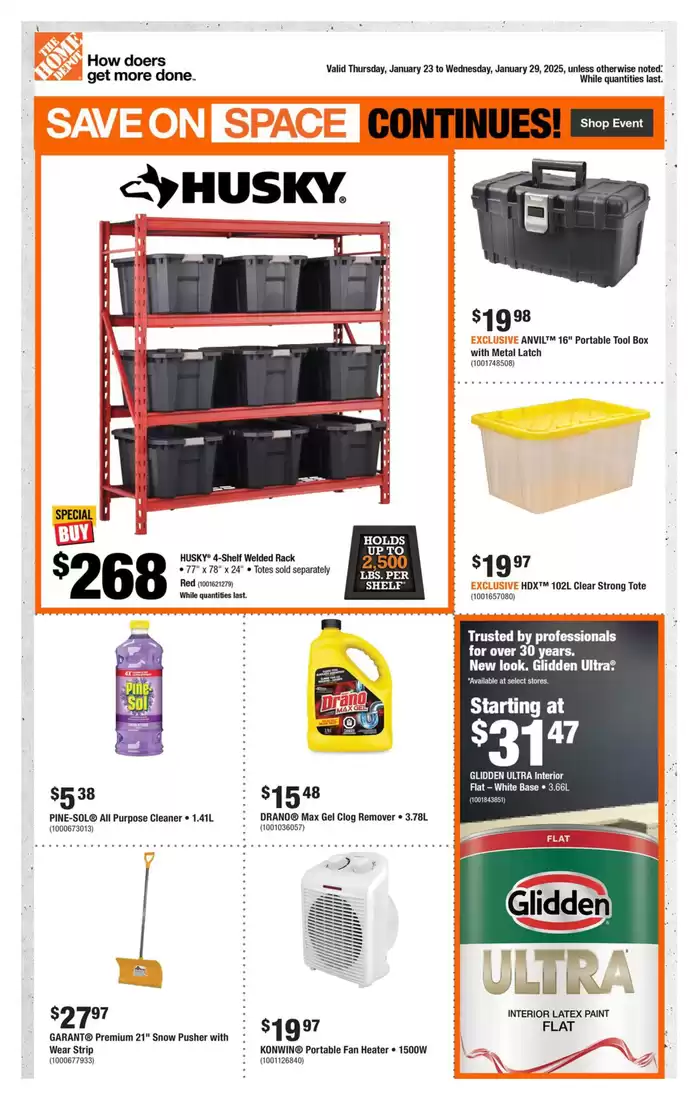 Home Depot catalogue in Prince George | Great offer for all customers | 2025-01-23 - 2025-01-29