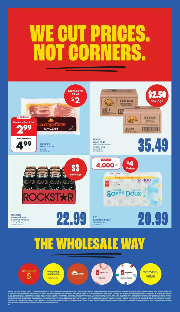 Wholesale Club catalogue in Sault Ste. Marie | Offers for bargain hunters | 2025-01-23 - 2025-02-12