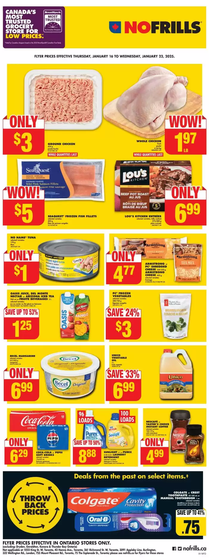 No Frills catalogue in Kitchener | Our best bargains | 2025-01-16 - 2025-01-22