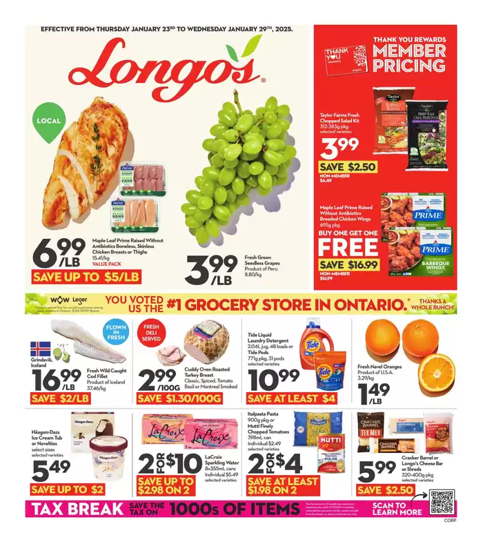 Longo's catalogue in Toronto | Weekly Flyer | 2025-01-23 - 2025-01-29