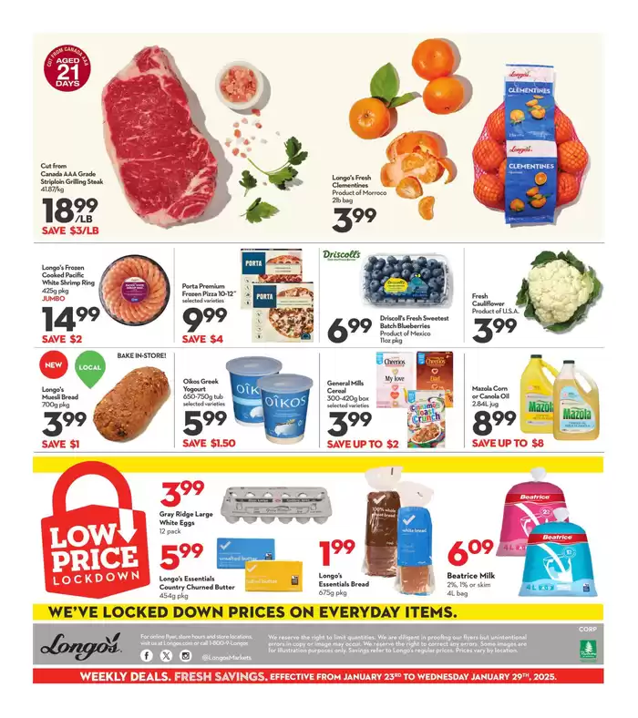 Longo's catalogue in Toronto | Weekly Flyer | 2025-01-23 - 2025-01-29