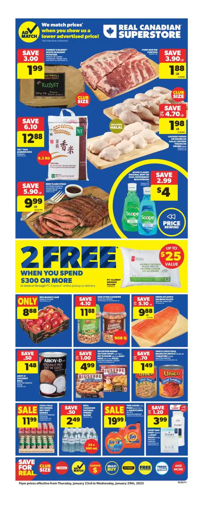 Real Canadian Superstore catalogue in Ilderton | Weekly Flyer | 2025-01-23 - 2025-01-29