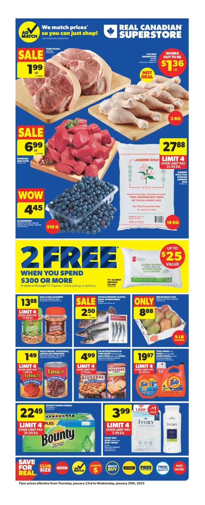 Real Canadian Superstore catalogue in Morden | Great offer for all customers | 2025-01-23 - 2025-01-29